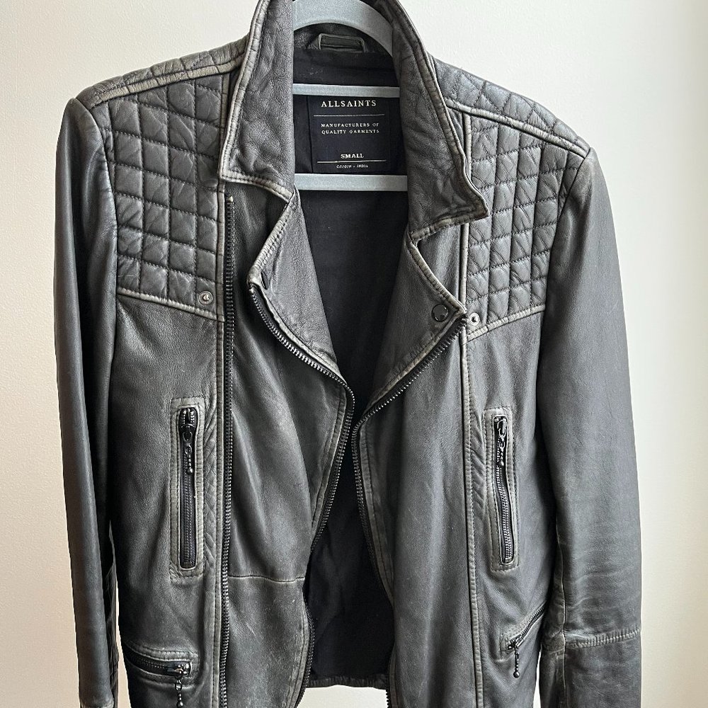AllSaints Leather Biker